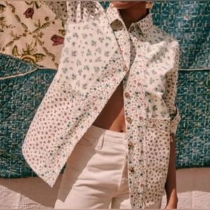Sézane Will Jacket - Patchwork Flowers